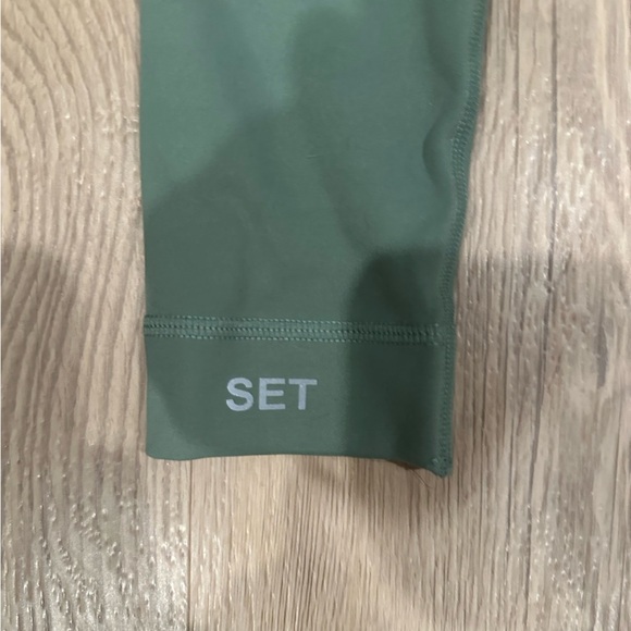 Set Active women’s luxform logo leggings size XS green blue athletic pants - Picture 4 of 7